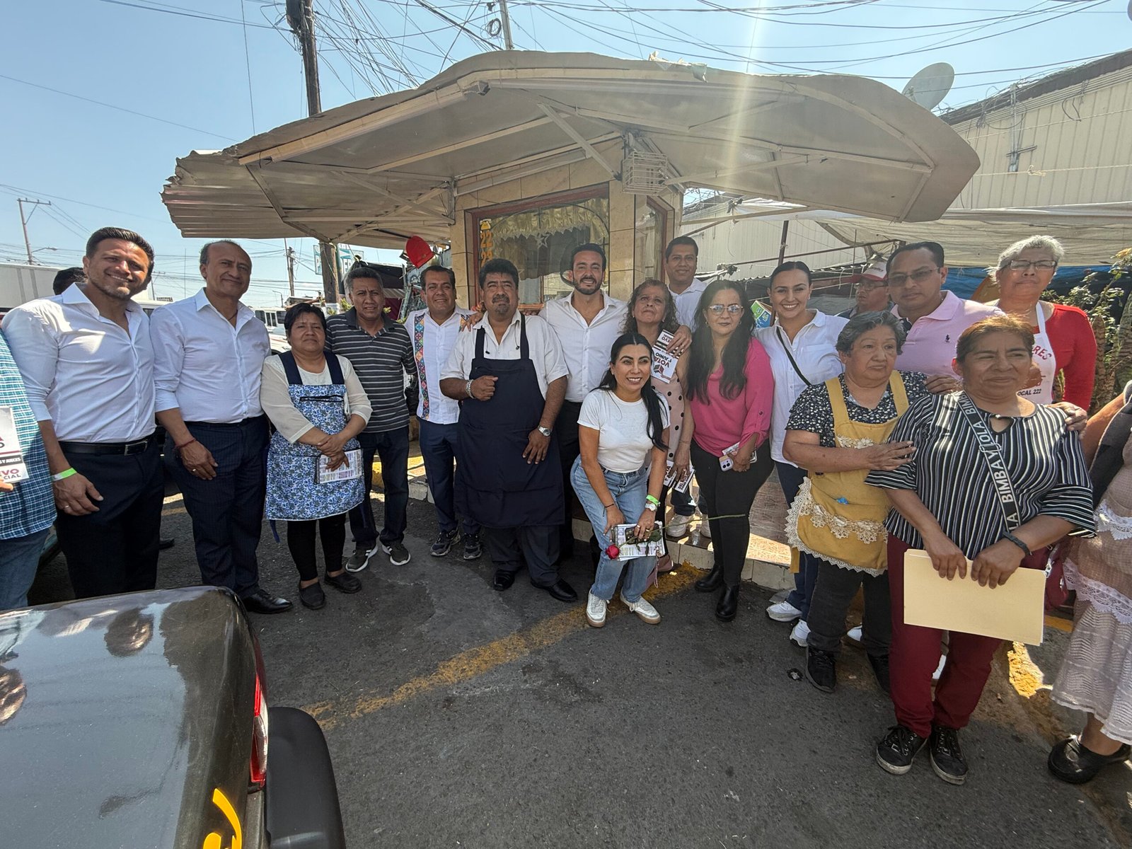 IMG_8457 Sergio Gutiérrez y diputados visitan el mercado Zapata en Puebla